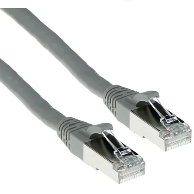 Image de ACT Grey 0,25 mètre LSZH SFTP CAT6A patch cable snagless with RJ45 connectors
