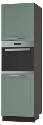 Produktbild von Backofenschrank KVANTUM 2-türig 60cm Korpus- & Frontfarbe wählbar (Q-D14/RU/2D),mint matt,lava