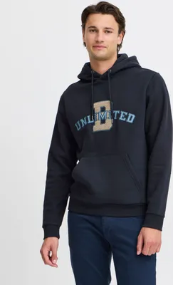 Produktbild von Blend BHSweatshirt Herren Kapuzenpullover Hoodie Pullover mit Kapuze Kordelzug Stickerei Kängurutasche Baumwollmischung Regular fit