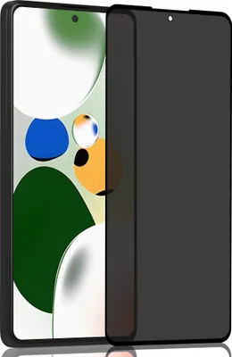 Produktbild von 1-Pack Xiaomi Poco X6 Privacy Displayschutzfolie – gehärtetes Glas 9H – Super Qualität 3D