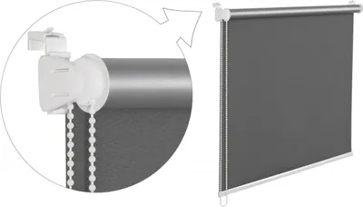 Obrázok produktu pre Termo roleta zatemnenie 70x150 cm tmavo šedá okenná roleta s tepelnou vrstvou 100% zatemnenie