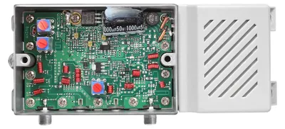 Productafbeelding van AXING Verstarker voor huisinstallatie, model BVS 12-69N, versterking 17-20 dB, frequentiebereik 85-1006 MHz, retourkanaal 5-65 MHz