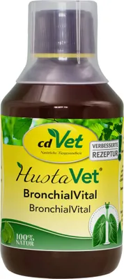 Produktbild von cdVet HustaVet BronchialVital 250 ml | Hunde & Pferde | obere Atemwege