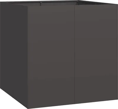 Obrázok produktu pre Kvetináč čierny 80x80x80 cm oceľ
