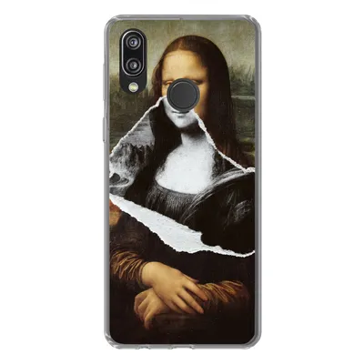 Produktbild von MuchoWow® Handyhülle Schutzhülle Hülle für Huawei P20 Lite (2020) Mona Lisa - Da Vinci - Kunst Silikon Softcase Handy Hülle - Kartenhalter
