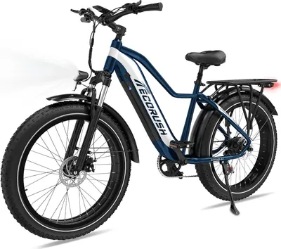 Produktbild von ECORUSH E Bike Herren, Ebike mit 48V 13Ah,Elektrofahrräder 26 * 4.0 Zoll,250W & 25km/h, E Mountainbike 7-Gang mit LCD-Display,Reichweite Max 100km
