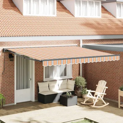 Immagine prodotto di Telaio per tenda da sole vidaXL blu e arancione 400 x 300 cm