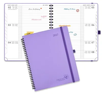 Productafbeelding van Weekplanner 2027 A4 met Polyurethansoftcover