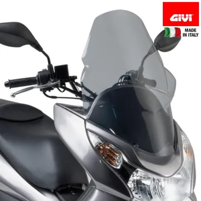 Produktbild von Givi D322s Honda Pcx 125/150 Windschutzscheibe Schwarz  Schwarz One Size