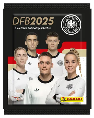 Produktbild von DFB 2025 - 125 Jahre Fußballgeschichte - Sammelsticker - 1 Tüte