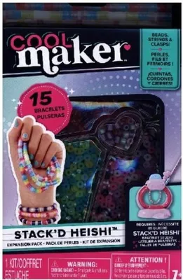 Obrázek produktu pro Cool Maker CLM ACK Stackd Heishi Expansion Pack GML, Sada na výrobu náramků pro děti, 7 rok/roky, Vícebarevný