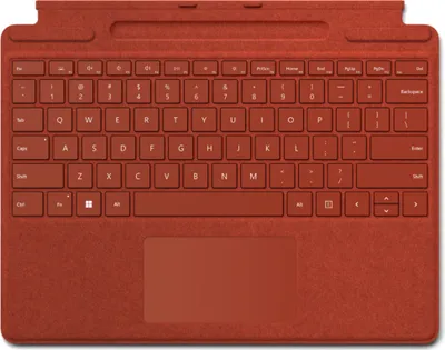 Produktbild von Microsoft Surface Pro Signature Keyboard Cover mohnrot
