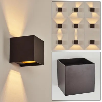 Produktbild von Vaccina »Vaccina« moderne Wandlampe aus Metall in Braun