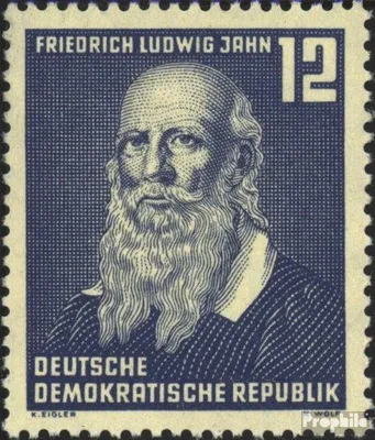 Produktbild von Briefmarken DDR 1952 Mi 317 (kompl.Ausg.) gestempelt 100.Todestag von Jahn