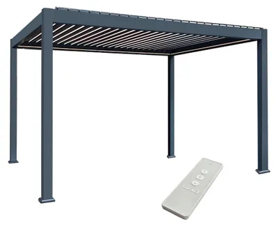 Produktbild von E Bioclimatic Lamellen Pergola elektrisch Lamellendach 4x3m