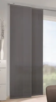 Produktbild von Neusser Collection Flächenvorhang Conny grau, 60 x 245 cm