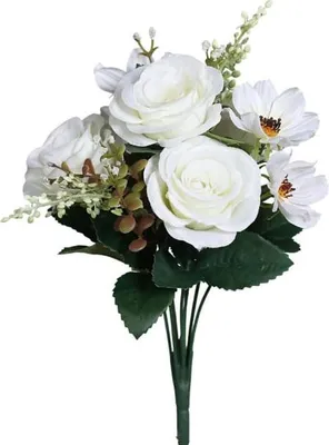Produktbild von Blumenstrauß - Rosen - ca. 36 cm - creme