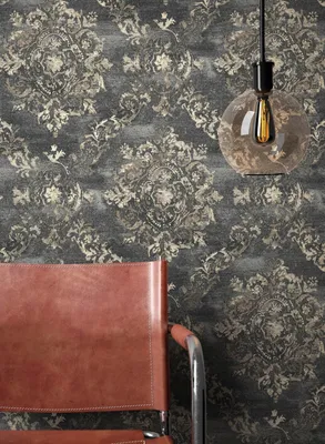 Produktbild von NEWROOM Tapete Schwarz Vliestapete Ornament - Barocktapete Barock Gold Prunk Glamour