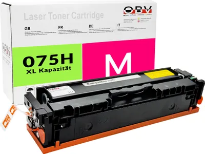 Produktbild von OBV Toner kompatibel mit Canon 075H Magenta XL - LBP646Cdw LBP647Cdw MF664Cdw MF667Cdw