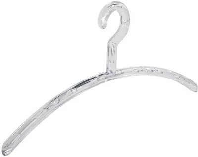 Productafbeelding van Kledinghanger Set van 6 - Transparant - 45 cm
