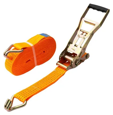 Produktbild von UNITRAILER ERGO Spanngurt mit Ratsche 12m 50mm 5t Orange Langhebelratsche zur professionellen Sicherung