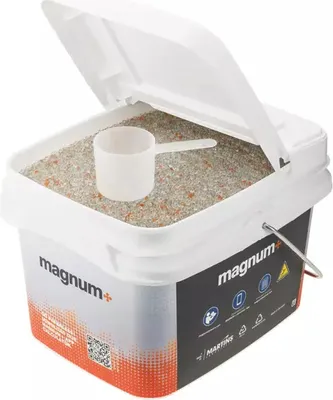 Produktbild von Magnum+ PLUS 8 kg vyvažovací prášok Vyvažovacie závažie na pneumatiky vedro nákladné auto autobus