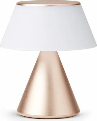 Produktbild von Lexon Design LUMA Tragbare LED-Lampe | M Soft Gold