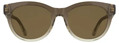 Produktbild von Calvin Klein Jeans Women's Sunglasses CKJ26600S - Transparent Gradient Brown/San with Solid Light Brown Lens