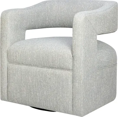 Imagen del producto de Sillón FURNLUX Leith, color gris claro y . 74 cm de altura. Color principal: gris. Dimensiones: 74 x 83 x 76 cm