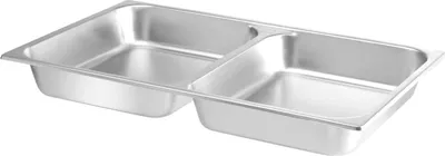 Immagine prodotto di HENDI Lebensmittelpfanne GN 1/1 zweigeteilt, 7,5L, 530x325x(H)65mm