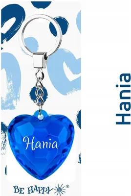 Zdjęcie produktu dla Brelok serce Hania - Be-Happy Gifts