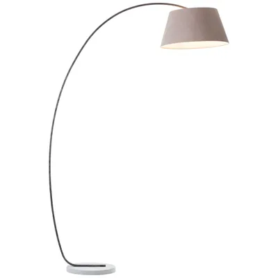 Produktbild von BRILLIANT Bogenstandleuchte 2,0m Brok grau IP20 E27 60 Watt g. f. Normallampe