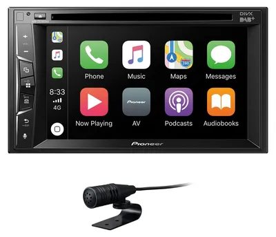 Produktbild von Pioneer AVH-Z3200DAB, Schwarz, 2 DIN, 50 W, CD, DVD, AAC, MP3, WAV, WMA, FLV, H.264, MKV, MPEG4