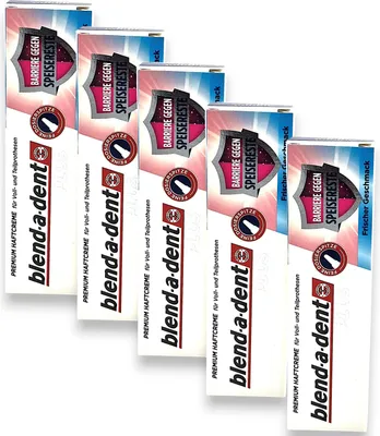 Produktbild von 5x Blend-a-Dent Plus Haftcreme frisch 5x 40g
