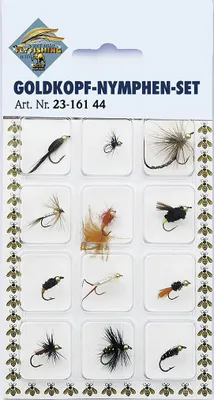 Produktbild von Behr Goldkopf-Nymphen-Set Inhalt 12 Teile