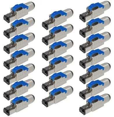 Produktbild von Netzwerkstecker RJ45 Stecker Cat8 CAT8.1 20 Steckverbinder werkzeuglos geschirmt
