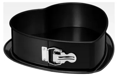 Produktbild von Herz Backform 25 x 26 x 7 cm, auslaufsichere Springform, antihaftbeschichtete Kuchenform, gleichmäßige Bräunung