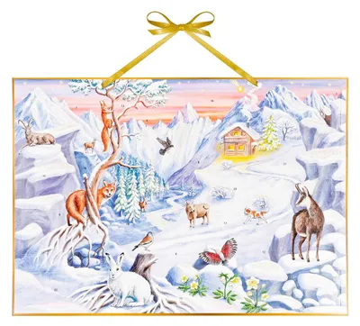 Produktbild von Adventskalender »Unsere Tiere in den Alpen«