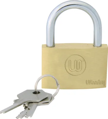 Image de Wonday SCD400271  Wonday Vorhängeschloss aus Messing, (B)40 mm