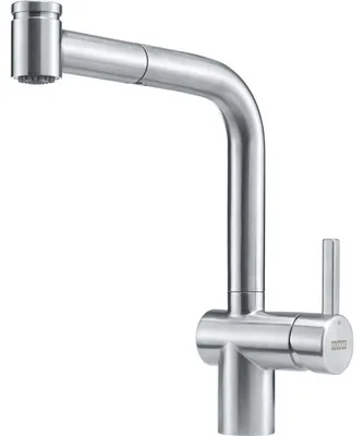 Immagine prodotto di FRANKE miscelatore ATLAS NEO in acciaio inox massiccio con doccetta estraibile / Maris