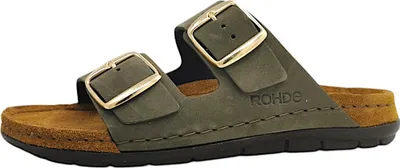 Image de Rohde Rodigo : Sandales d'intérieur pour femmes, couleur verte, pour les loisirs