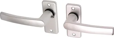 Immagine prodotto di Maniglie per porte in alluminio su modello a rosetta quadrata - per set