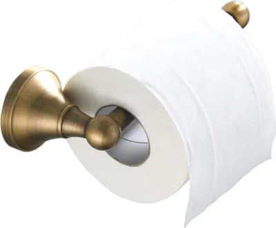 Produktbild von Toilettenpapierhalter Antikes Messing - Wandmontage - 20 cm - Gebürstetes Bronze