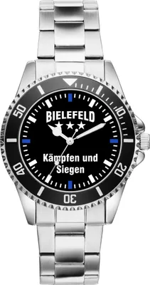 Produktbild von KIESENBERG Herrenuhr Armbanduhr Bielefeld Geschenk Artikel Idee Fan Analog Quartz 2349