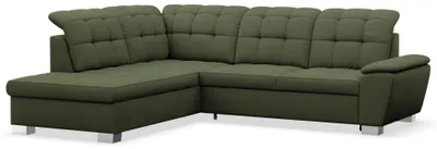 Produktbild von Selsey Jamaal - Ecksofa mit Schlaffunktion und Stauraum, linksseitig, khaki