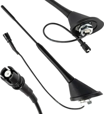 Zdjęcie produktu dla Antena samochodowa ANT10 RAKU-2 kompatybilna z VW Odporna na warunki atmosferyczne 25,4cm AMIO-04154