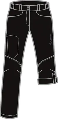 Produktbild von Loeffler Roll Up Csl Hosen Schwarz 38 / Regular Damen Schwarz 38