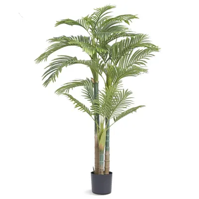 Obrázek produktu pro Zlatá ovocná palma umělá - dekorativní umělá rostlina 1030x1030x1981mm - PE plastová rostlina Bez zápachu Vodotěsná ideální pro ložnici Studium Obývací pokoj