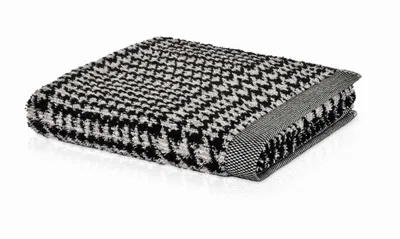 Produktbild von Möve Handtuch Brooklyn Glencheck Schlauchsaum Schwarz 80x150