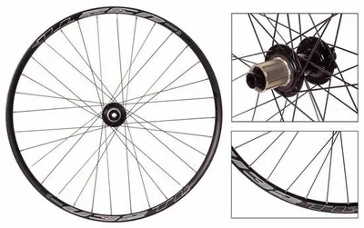 Productafbeelding van Dailygoods- Fiets Wielset 27,5 Inch - Dubbelwandig - Tubeless voorbereid - Compatibel met Shimano 8-9-10-11 versnellingen - Enduro/XC/Rally - Afgedichte lagers